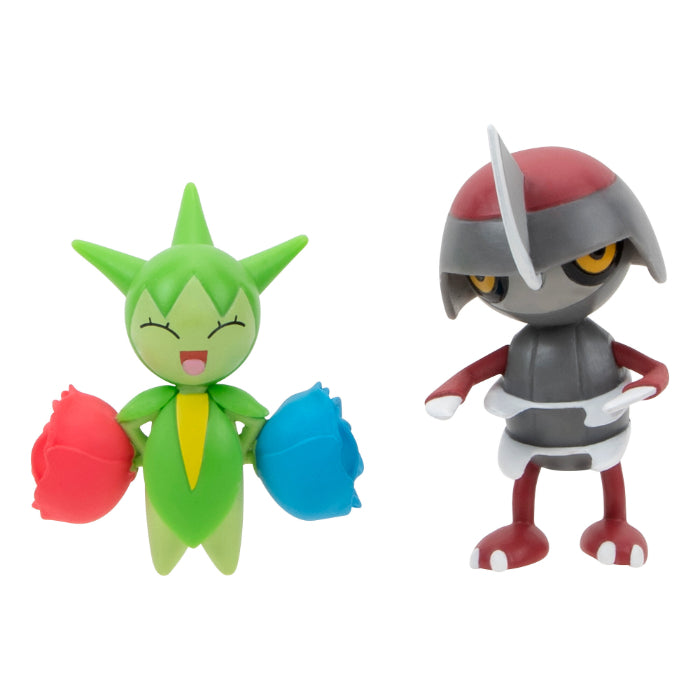 Pokémon Battle Figure Pawniard og Roselia