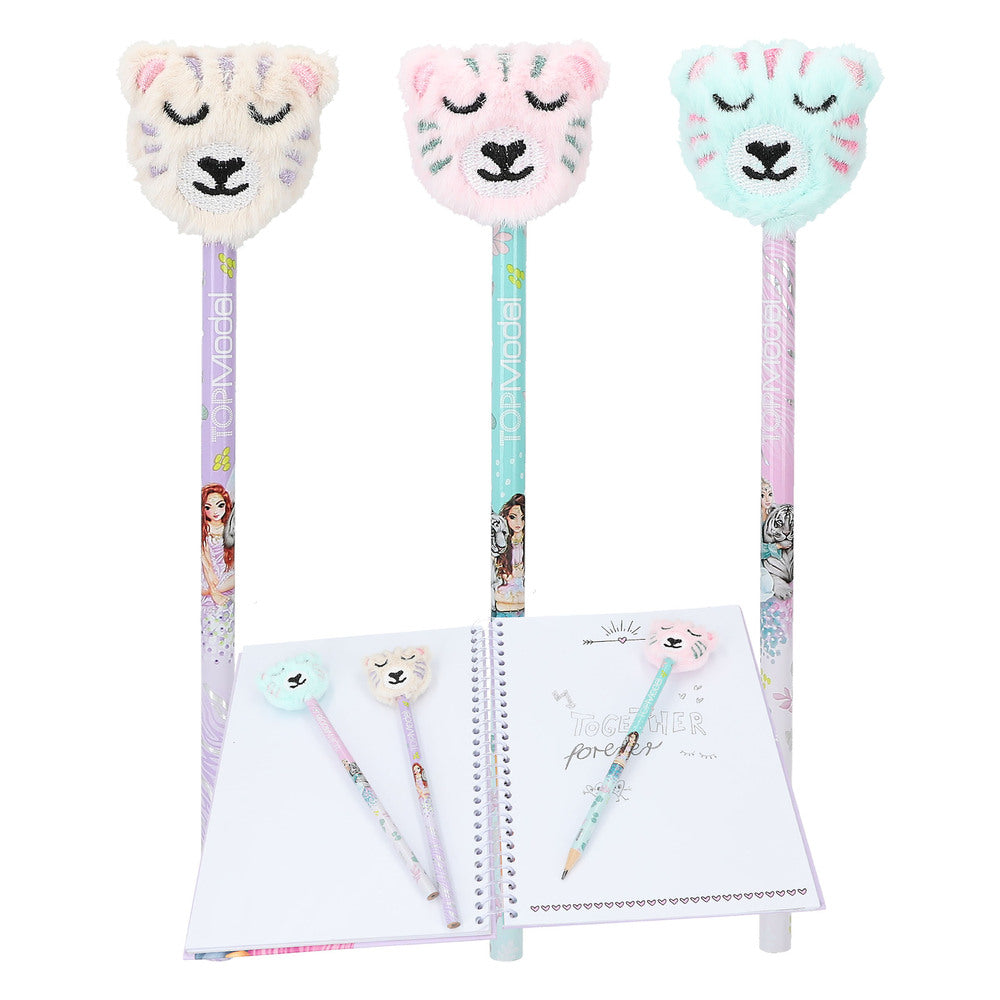 TOPModel Blyant m/plystop FANSTASY TIGER asst
