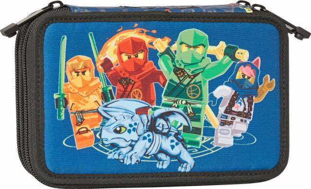 Penalhus LEGO 3 delt m/indhold Ninjago family
