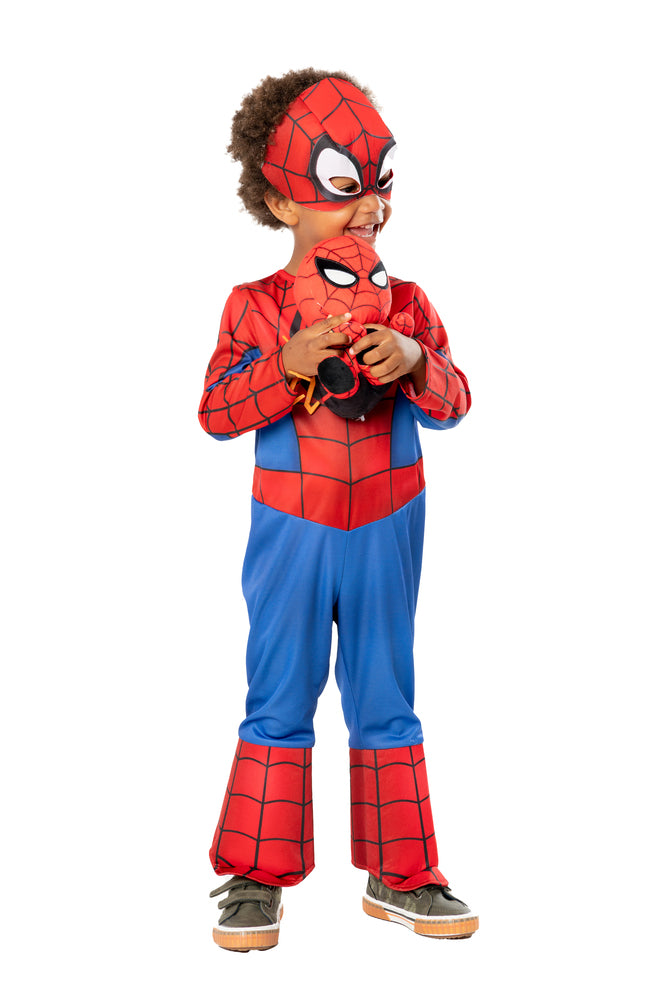 Spidey udklædningsdragt med maske str. 2-3 år