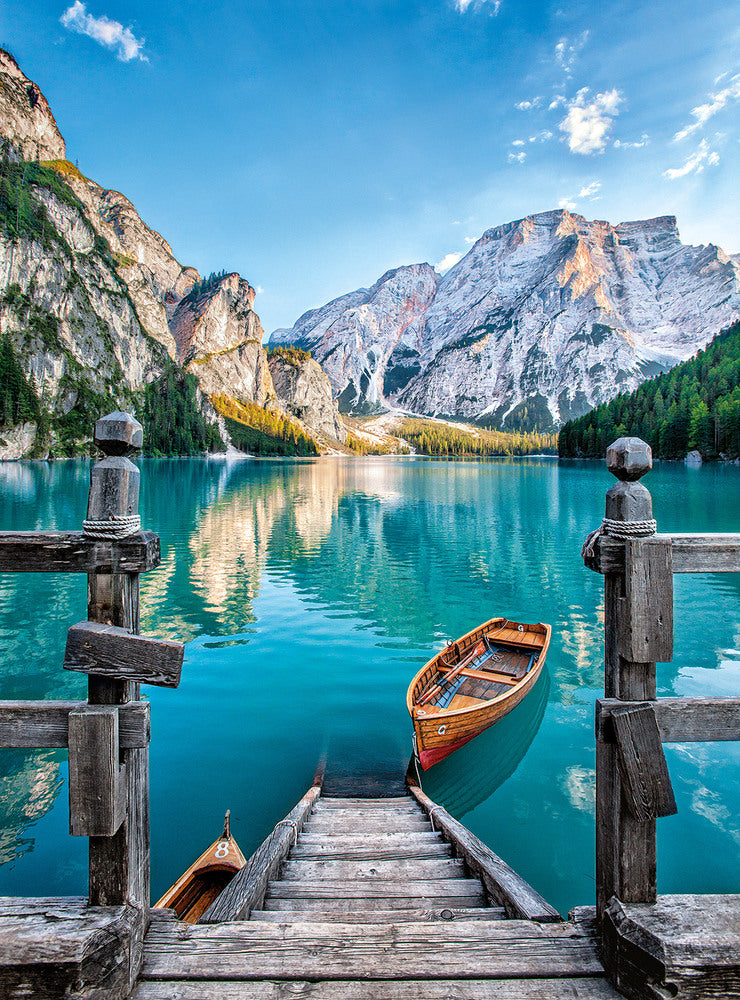 Puslespil Braies Lake 500 brikker