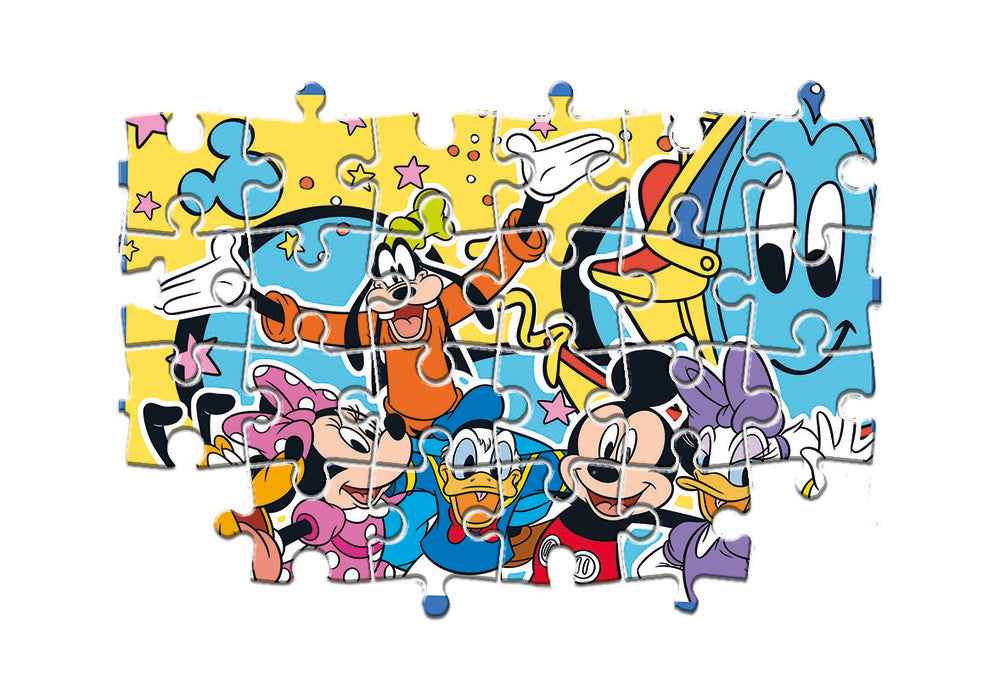 Puslespil Mickey New 2 X 20 brikker