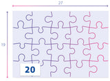 Puslespil Mickey New 2 X 20 brikker