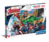 Puslespil Marvel Avengers 104 brikker