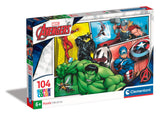 Puslespil Avengers 104 brikker