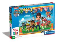 Puslespil Paw Patrol 1, 104 brikker