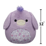 Squishmallows 30 cm Fuzz A Mallows Delzi Donkey