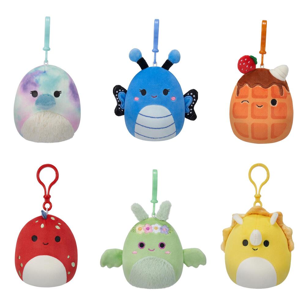 Squishmallows 9 cm Clip On Asst