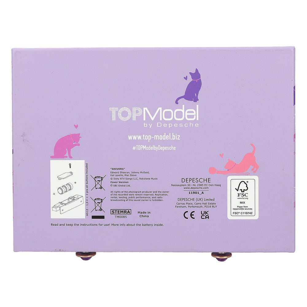TOPModel Smykkeskrin m/kode & musik