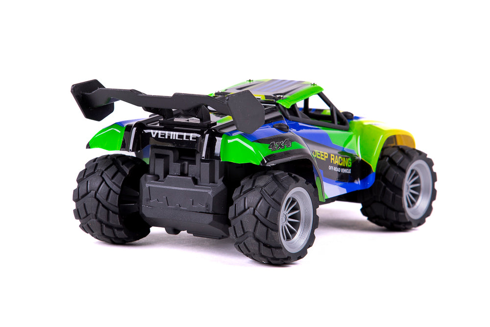 RC JEEP RACING BLÅ/GRØN