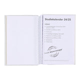 Studiekalender 2024/25 ugeopslag 4 forskellige forsider