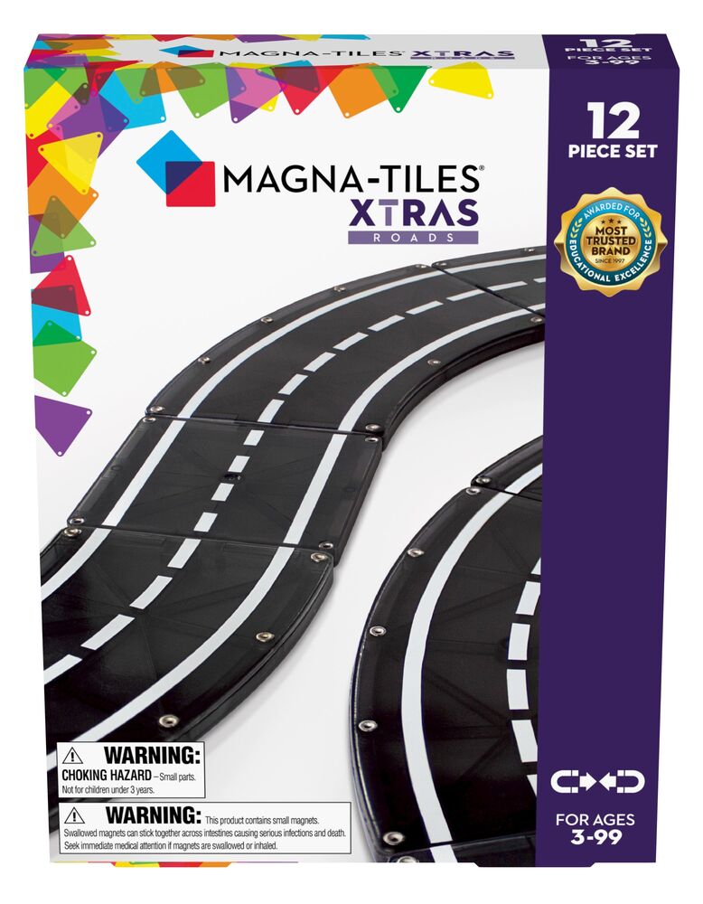 D2 MAGNA-TILES XTRAS  Roads 12 stk