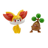 Pokémon Battle Figure 2-PAK Fennekin & Bonsly