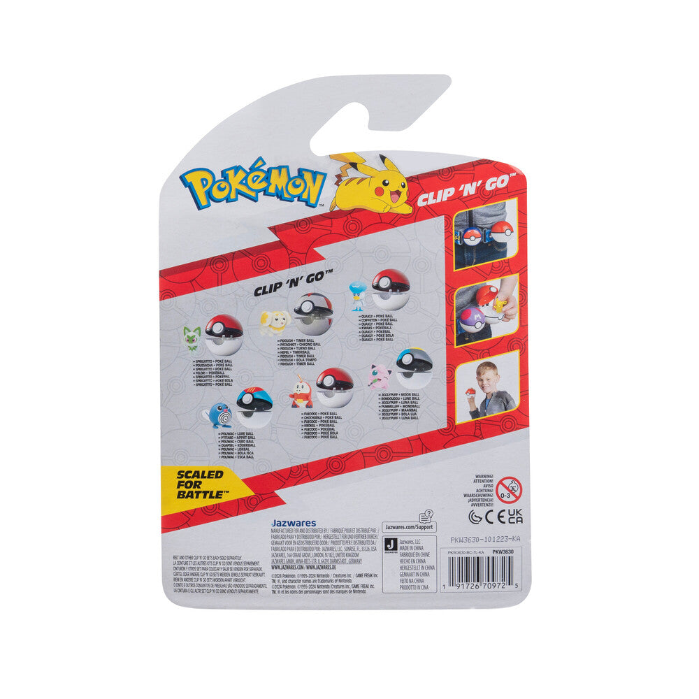 POKEMON CLIP N GO TINKATINK WITH HEAL BALL