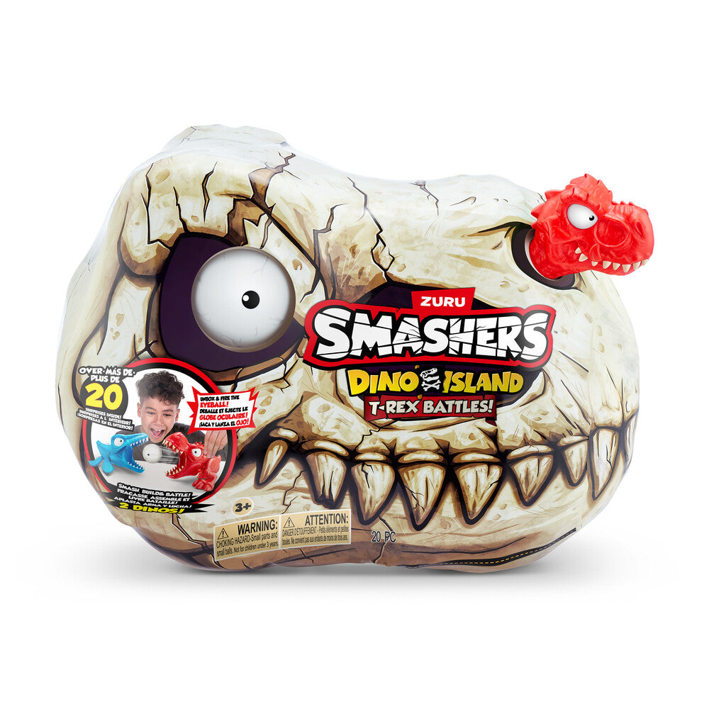 Smashers Dino Island T-Rex Battles Mini ass