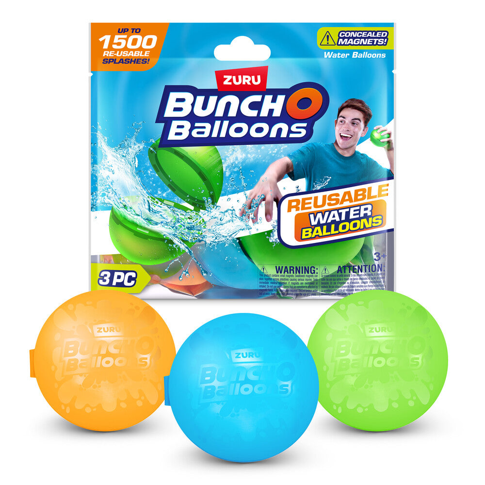 Bunch O Balloons Reusable Water Balloons 3-pak asst