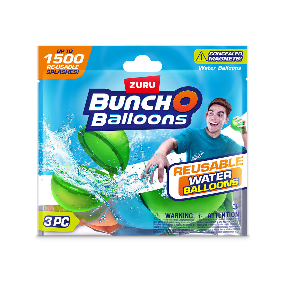 Bunch O Balloons Reusable Water Balloons 3-pak asst
