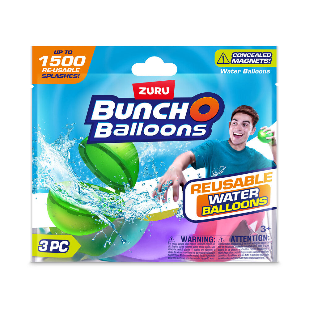 Bunch O Balloons Reusable Water Balloons 3-pak asst