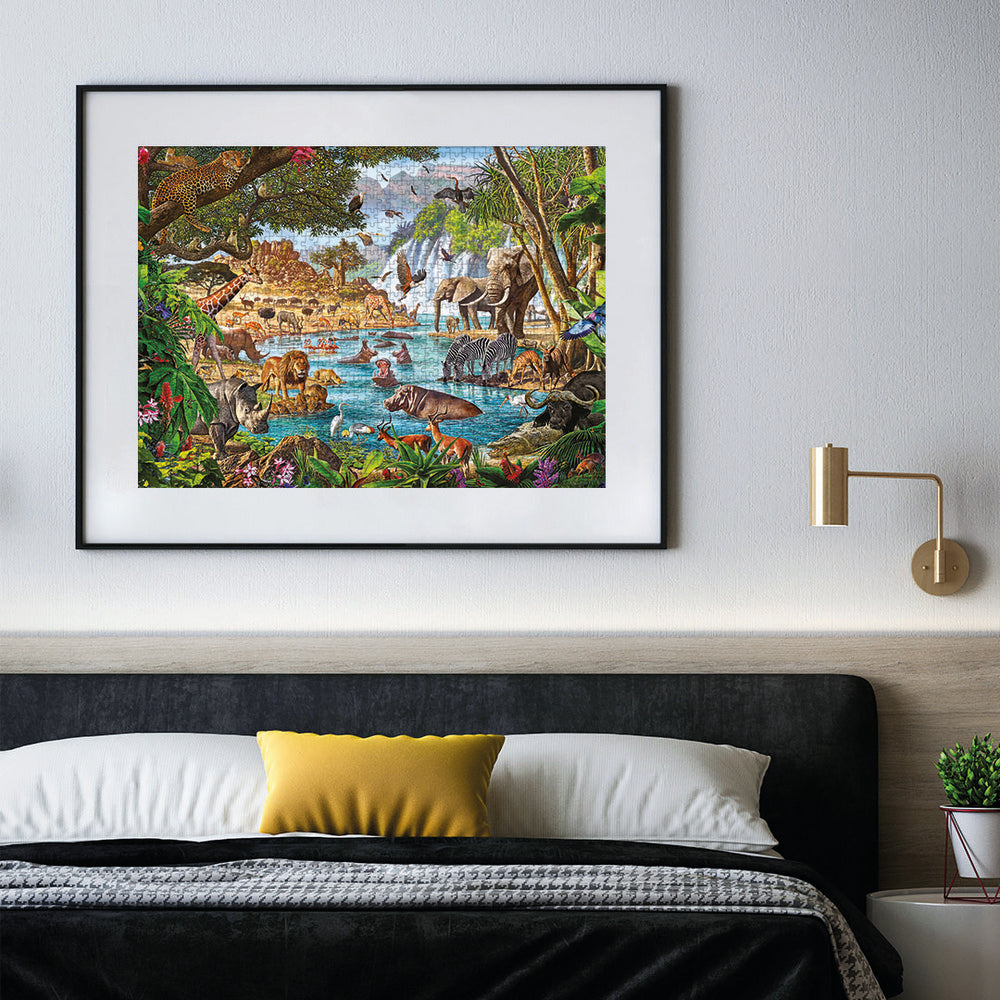 PUSLESPIL CLEMENTONI AFRICAN WATERHOLE 3000 BRIKKER