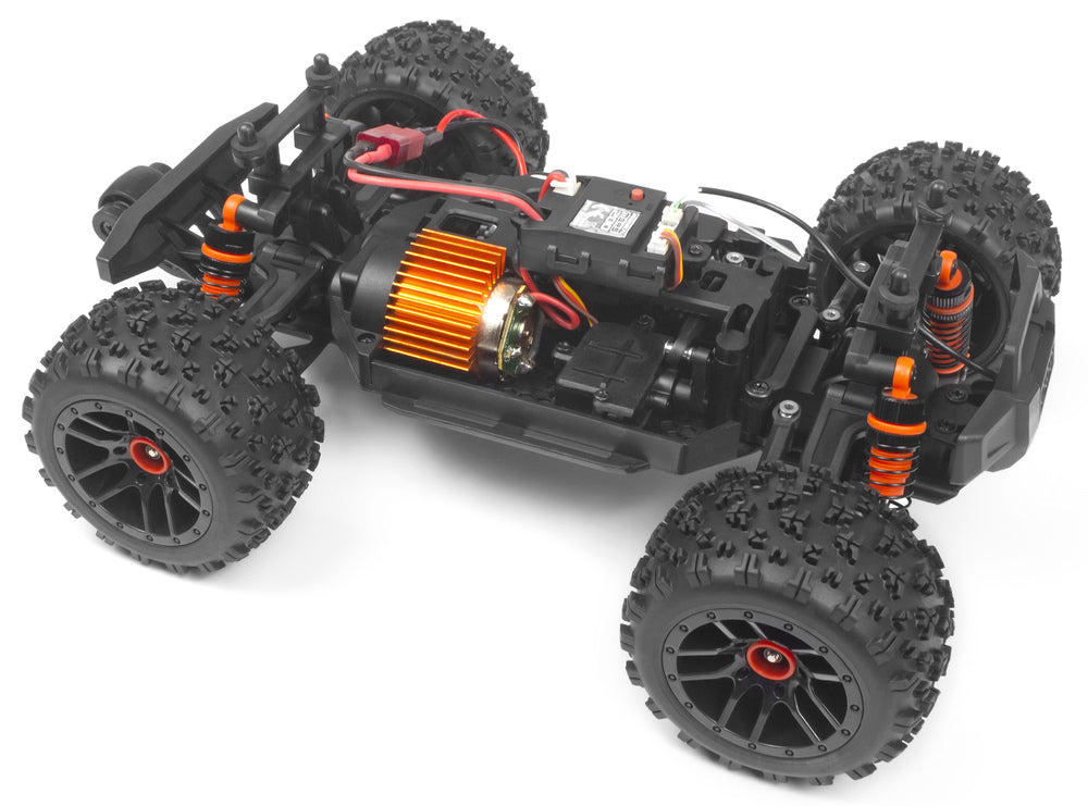 Fjernstyret Maverick Atom 1/18 4WD Electric Truck Orange