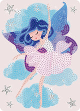 Diamond art ballerina 13 x 18 cm