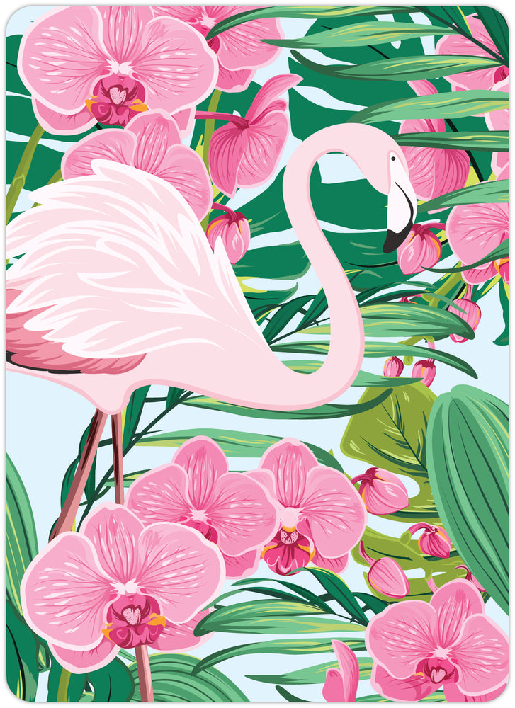 Diamond art flamingo 13 x 18 cm