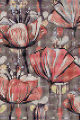 Diamond art blomster vintage 20 x 30 cm