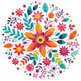 Diamond art MIX blomster 40 x 40 cm