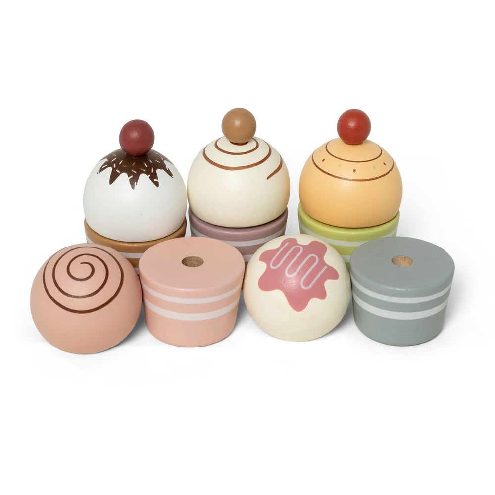 Cupcakes på kagefad