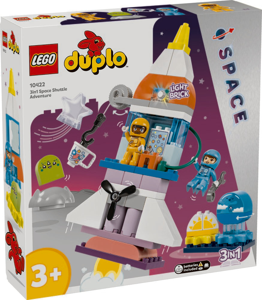 10422 LEGO DUPLO Town 3-i-1-eventyr med rumfærge