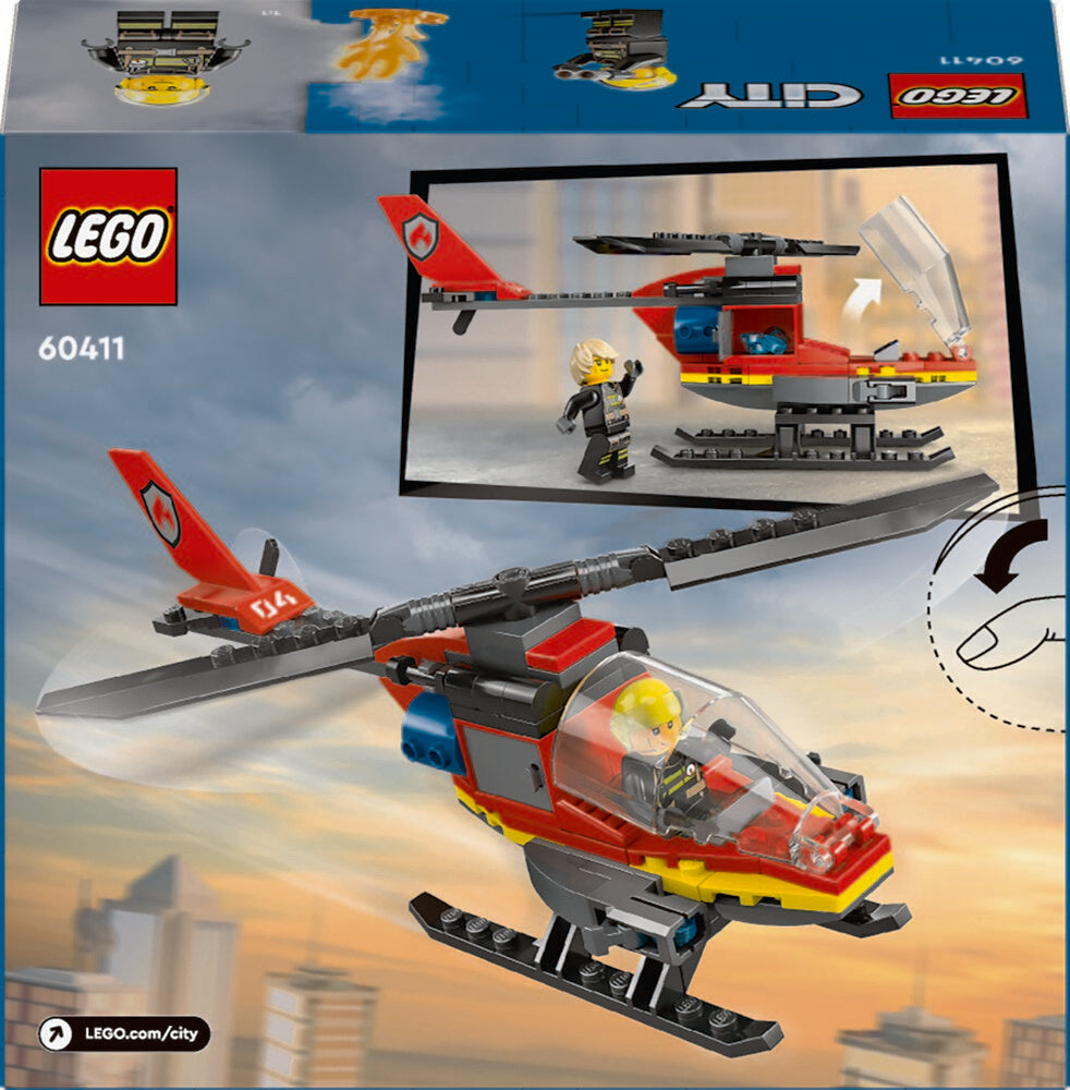 60411 LEGO City Fire Brandslukningshelikopter