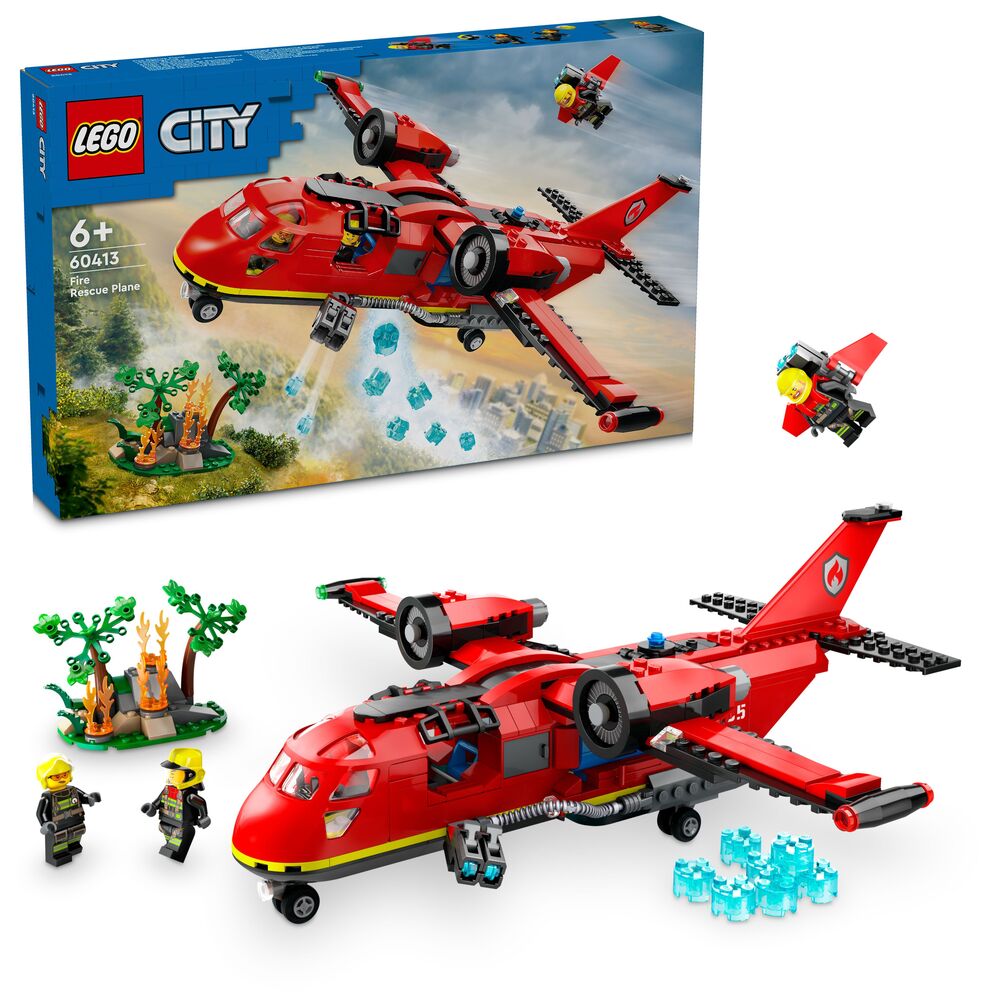 D3 60413 LEGO City Fire Brandslukningsfly