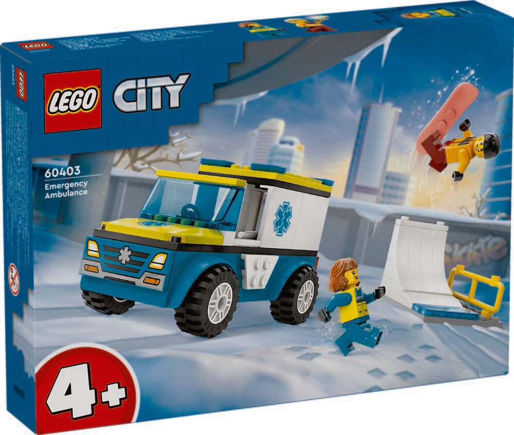 60403 LEGO City Great Vehicles Ambulance og snowboarder