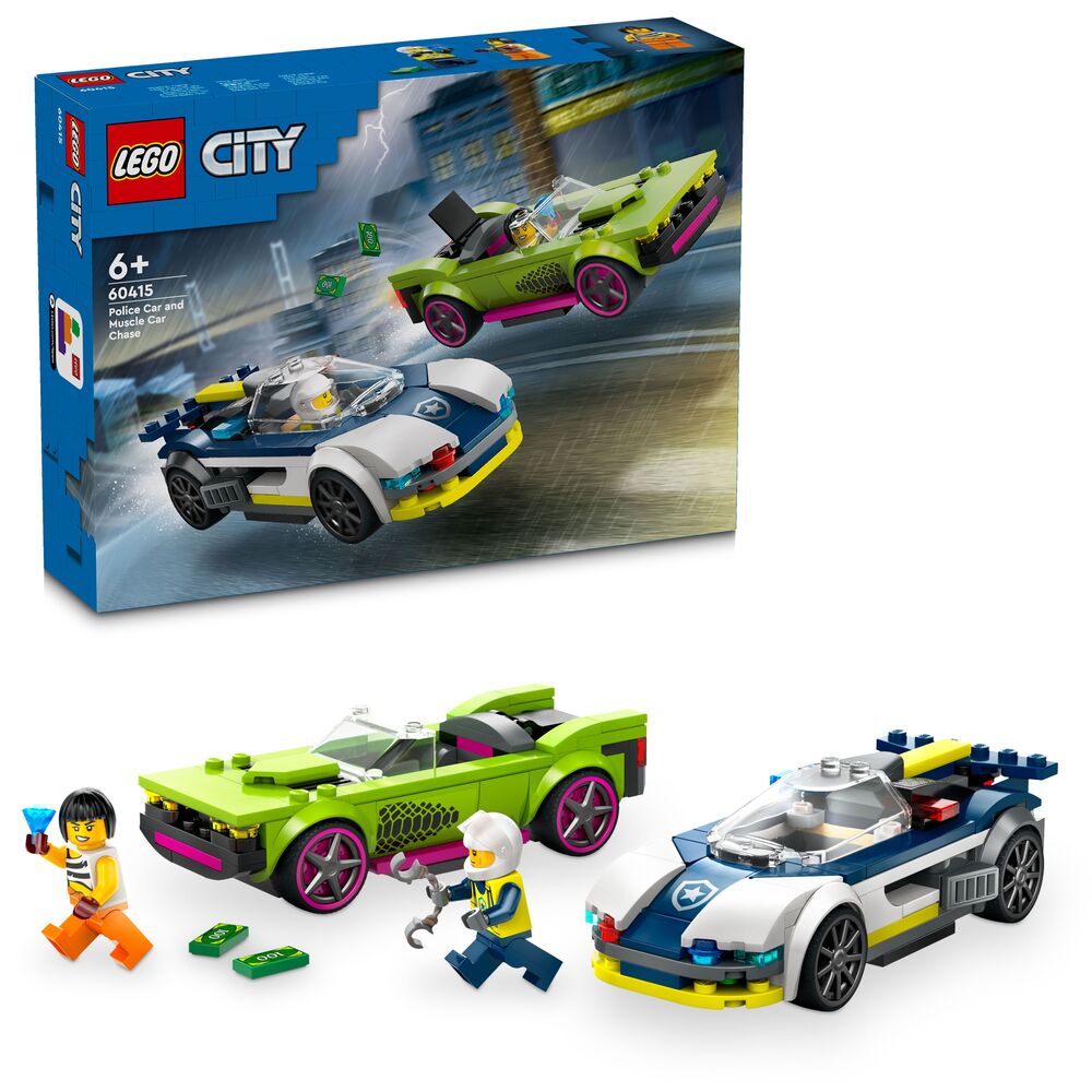 60415 LEGO City Police Biljagt med politi og muskelbil