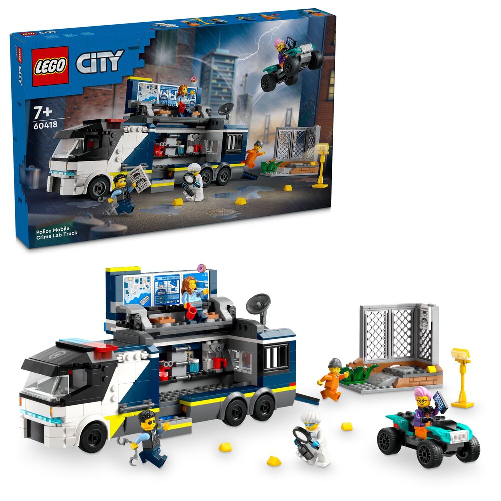 60418 LEGO City Police Politiets mobile kriminallaboratorium