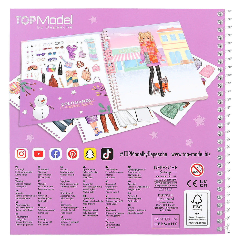 TOPModel Stickerbog Dress Me Up