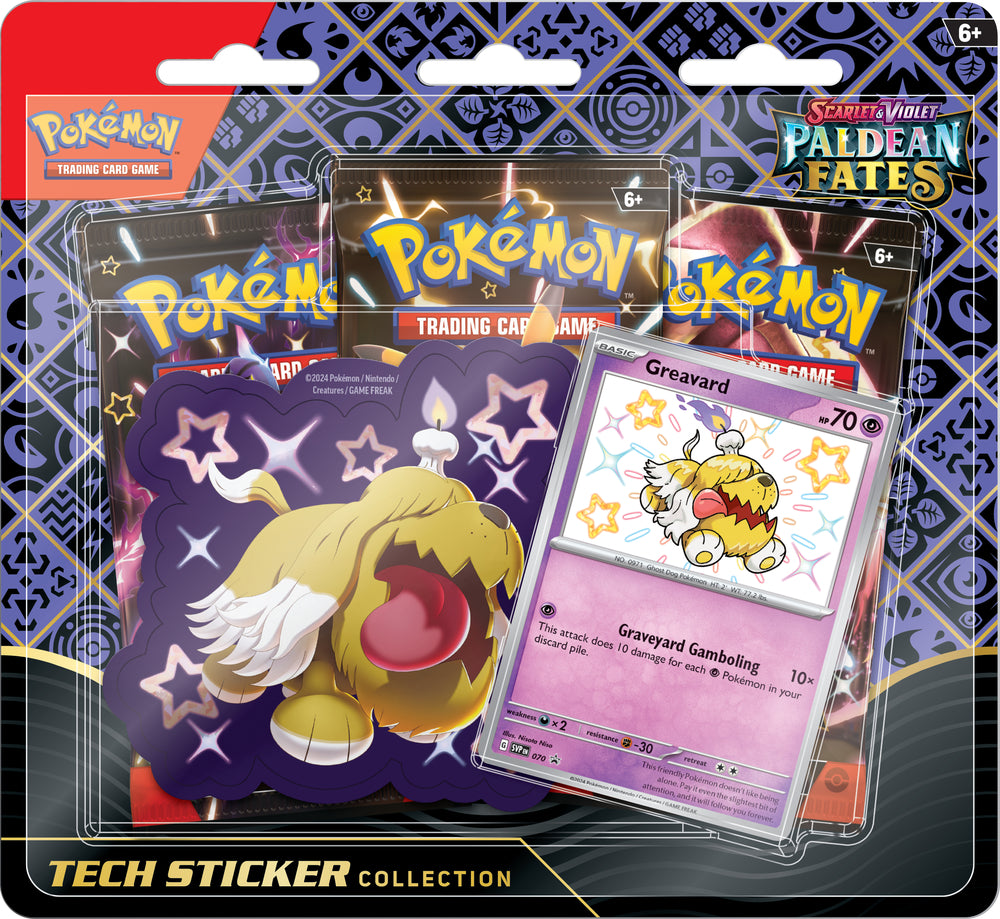 Pokemon Tech Sticker Blister SV4.5 asst