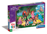 Puslespil Princess Disney 104 brikker