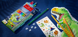 Farveblyanter Faber Castell grip Dinosaur 10 + 3 metallic
