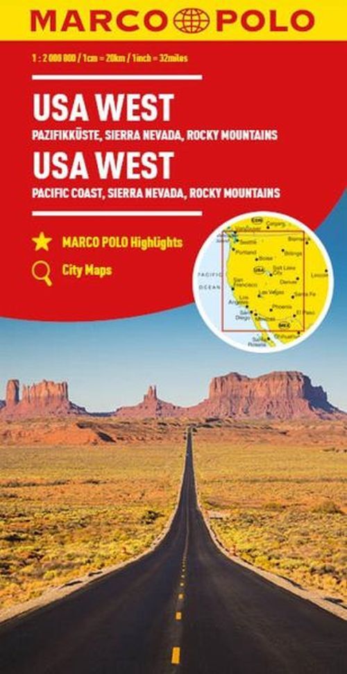 USA West: Pacific Coast, Sierra Nevada,  Rocky Mountains
