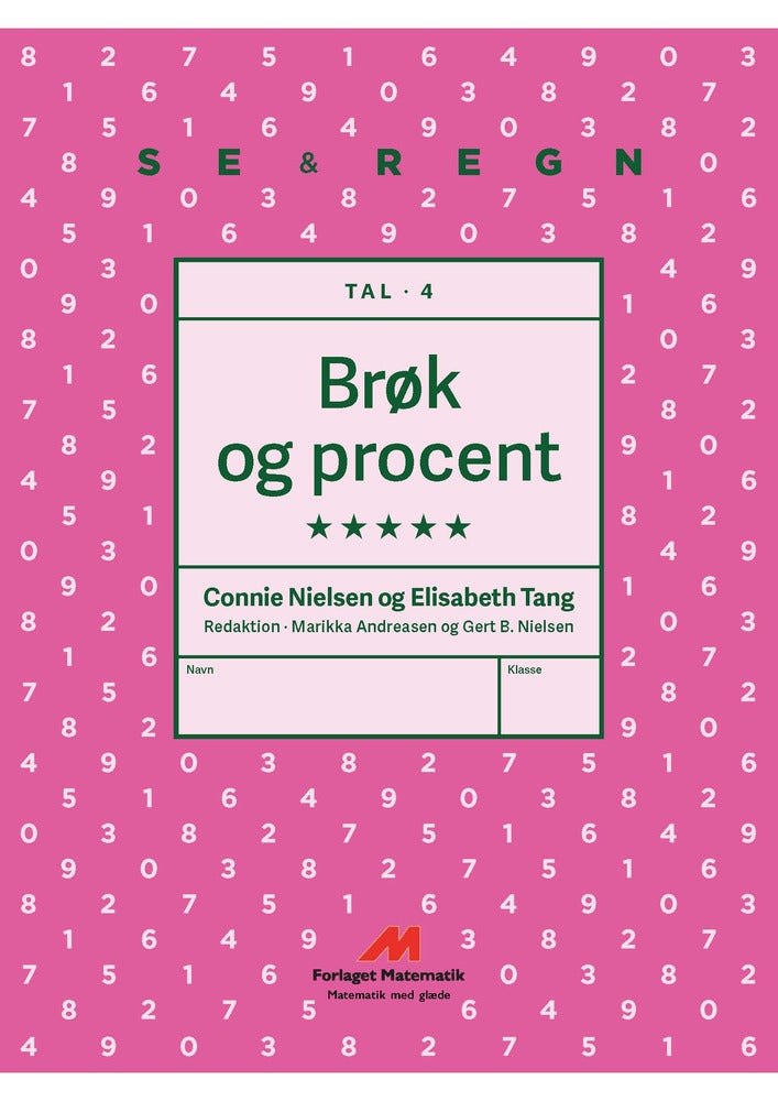 TAL 4  - sælges i sæt af 5 stk.
