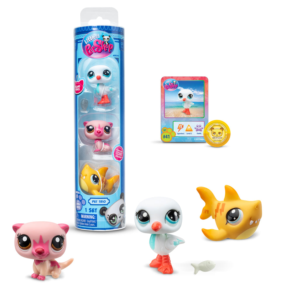 Littlest Pet Shop Pet Trio In Tube ass
