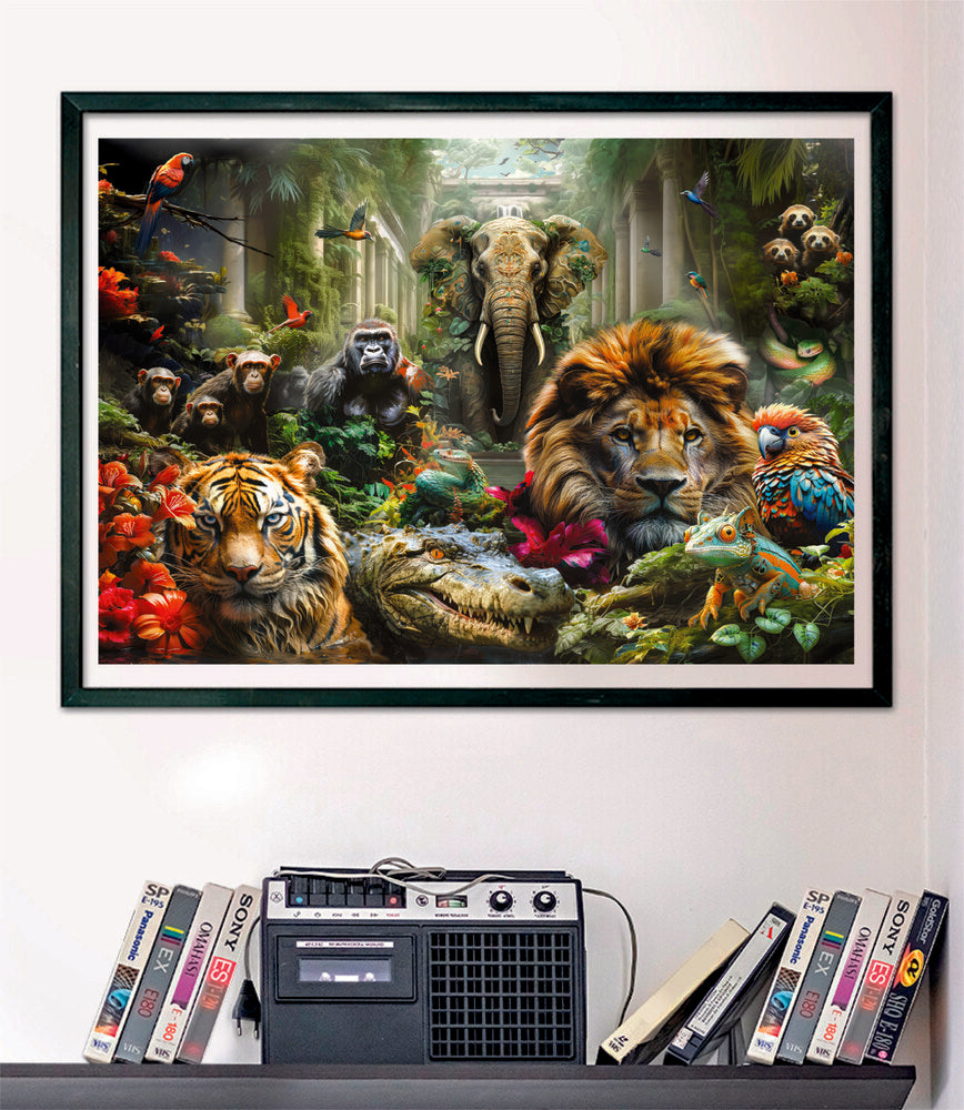 Puslespil Mystic Jungle 1000 brikker