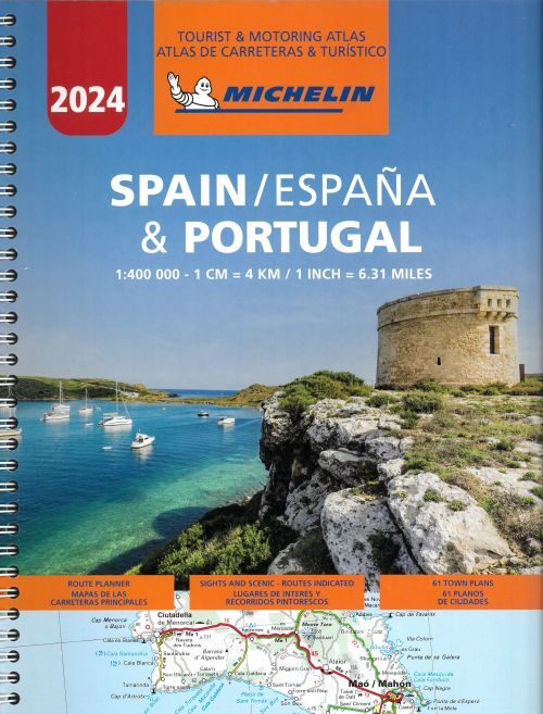 Spain & Portugal 2024, Michelin Tourist & Motoring Atlas