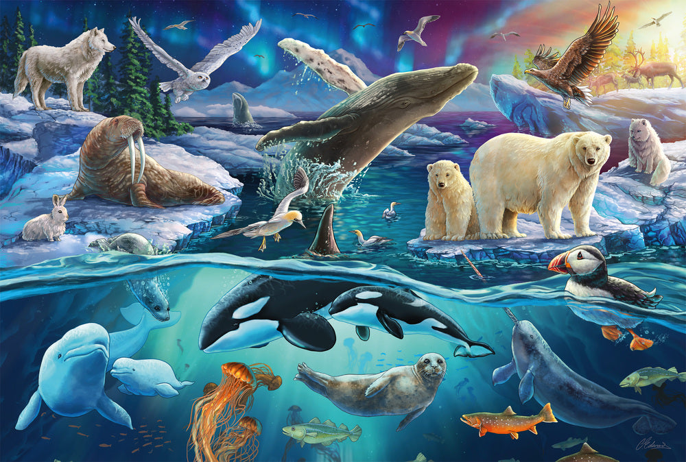 Puslespil Arctic Animals 150 brikker