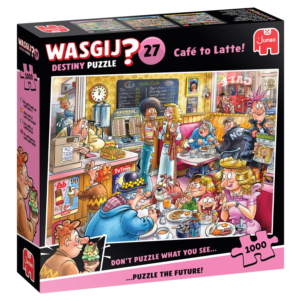 Puslespil Wasgij Destiny 27 Café to Latte! 1000 brikker