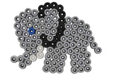 Hama maxi bøtte perler og stiftplade Elefant
