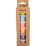 Glitter Clay Pastelfarver, 6x20 g.