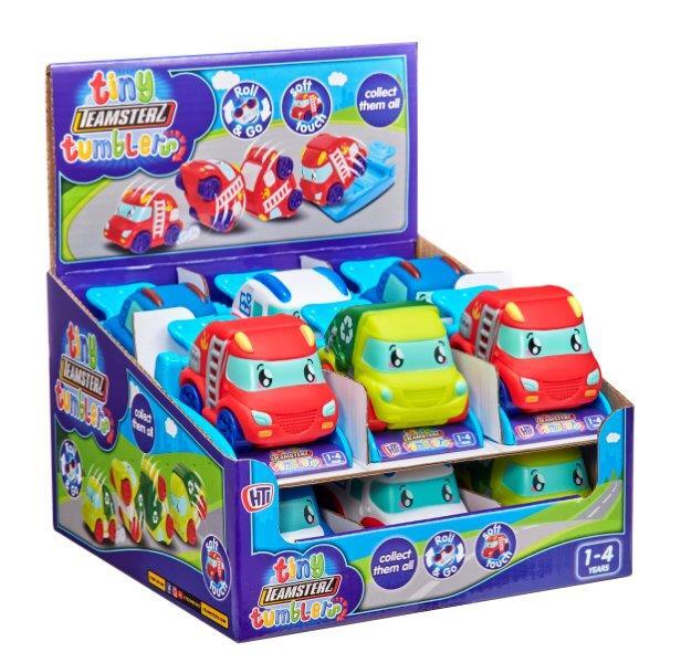 Tiny Teamsterz Tumblers launcher og bil asst