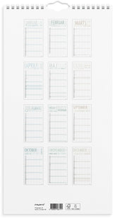 Mayland Familiekalender 2025 trendart 6 personer